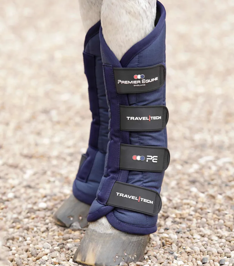Premier Equine Travel-Tech Travel Boots Navy 1 Premier Equine Travel-Tech Travel Boots Navy