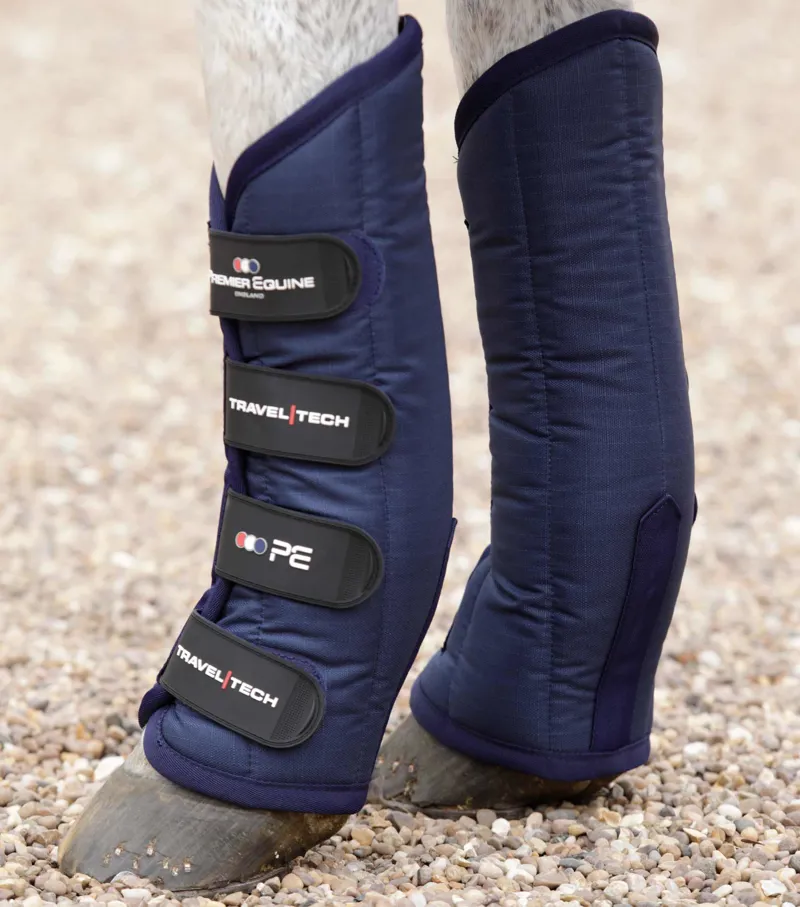 Premier Equine Travel-Tech Travel Boots Navy 3 Premier Equine Travel-Tech Travel Boots Navy - Image 3