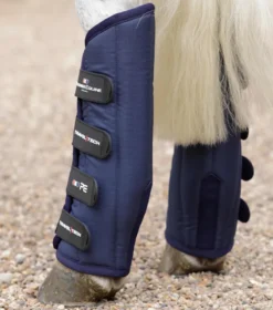 Premier Equine Travel-Tech Travel Boots Navy 7 Premier Equine Travel-Tech Travel Boots Navy -Lemieux Shop Travel Tech Travel Boots Navy 4