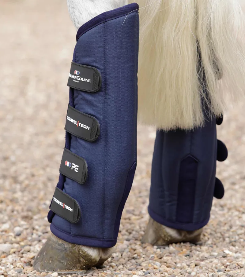 Premier Equine Travel-Tech Travel Boots Navy 4 Premier Equine Travel-Tech Travel Boots Navy - Image 4