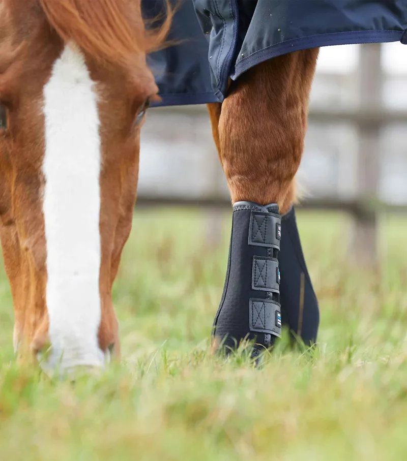 Premier Equine Turnout/Mud Fever Boots Black 2 Premier Equine Turnout/Mud Fever Boots Black - Image 2