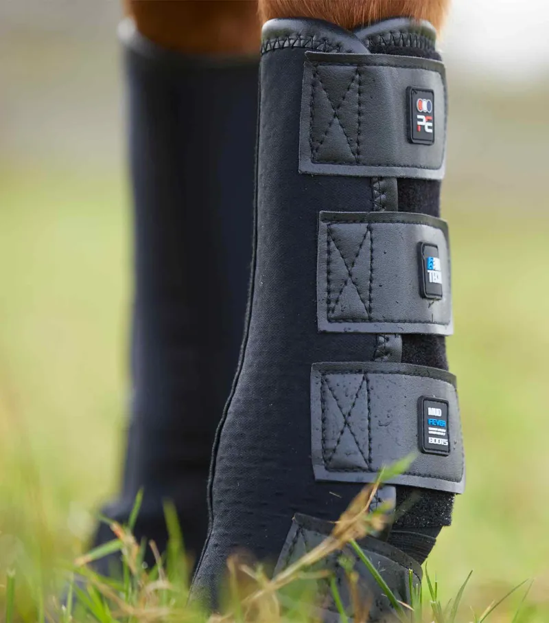 Premier Equine Turnout/Mud Fever Boots Black 4 Premier Equine Turnout/Mud Fever Boots Black - Image 4