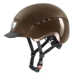Uvex Elexxion Pro Riding Helmet - Brown Matt Shiny - XS-S 54-55cm - LAST ONE