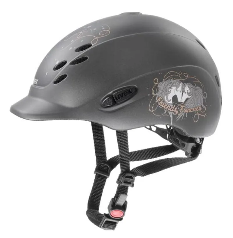 Uvex Onyxx Friends II Riding Helmet Anthracite Mat 1 Uvex Onyxx Friends II Riding Helmet Anthracite Mat