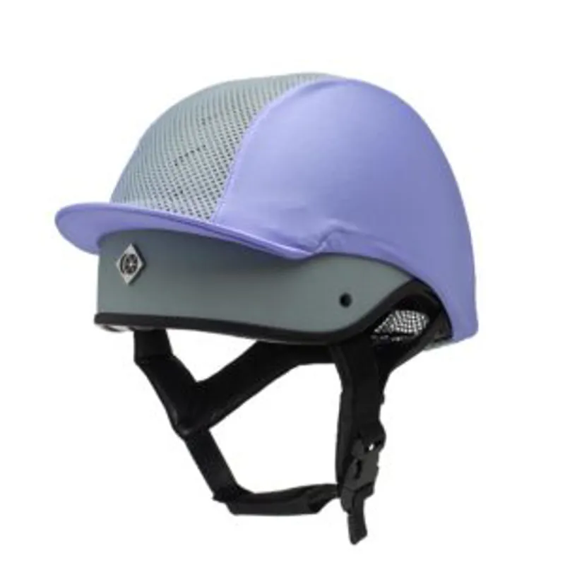 Charles Owen This Esme Ventilated Silk Lilac 1 Charles Owen This Esme Ventilated Silk Lilac