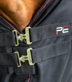 Premier Equine Ventoso Mesh Cooler Rug Black 7 Premier Equine Ventoso Mesh Cooler Rug Black -Lemieux Shop Ventoso Mesh Cooler Black 3