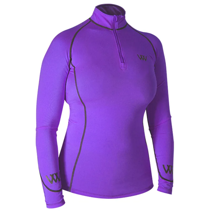 Woof Wear Performance Riding Shirt - Ultra Violet 1 Woof Wear Performance Riding Shirt - Ultra Violet