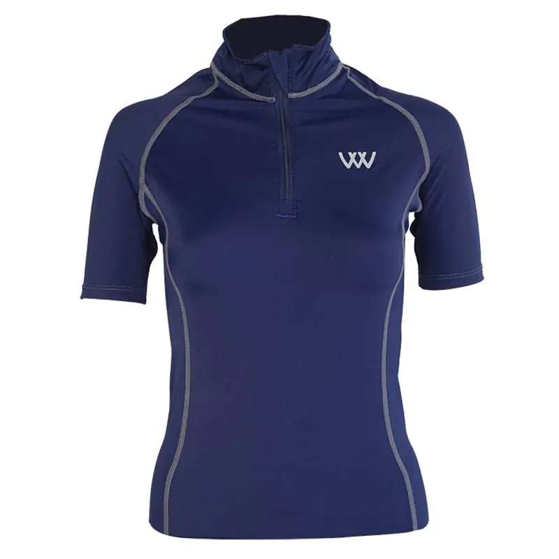 Woof Wear Short Sleeve Performance Riding Shirt - Navy 1 Woof Wear Short Sleeve Performance Riding Shirt - Navy