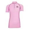 Woof Wear Young Rider Short Sleeve Riding Shirt - Lilac
