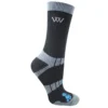 Woof Wear Short Bamboo Waffle Riding Socks Black