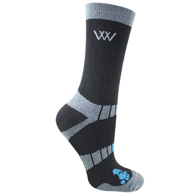 Woof Wear Short Bamboo Waffle Riding Socks Black 1 Woof Wear Short Bamboo Waffle Riding Socks Black