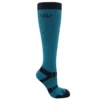 Woof Wear Long Bamboo Waffle Riding Sock Ocean
