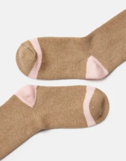 Joules Warmwell Lounge Sock - Oat -Lemieux Shop Warmwell20Oat203
