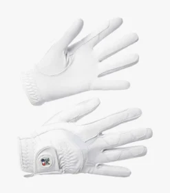 Premier Equine Windsor Junior Riding Gloves White