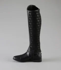 Premier Equine Actio Leather Half Chaps Black -Lemieux Shop actio chaps 5