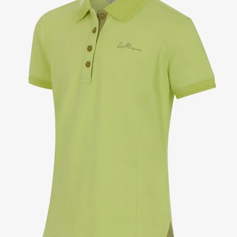 LeMieux Young Rider Polo Shirt Kiwi 2 LeMieux Young Rider Polo Shirt Kiwi - Image 2