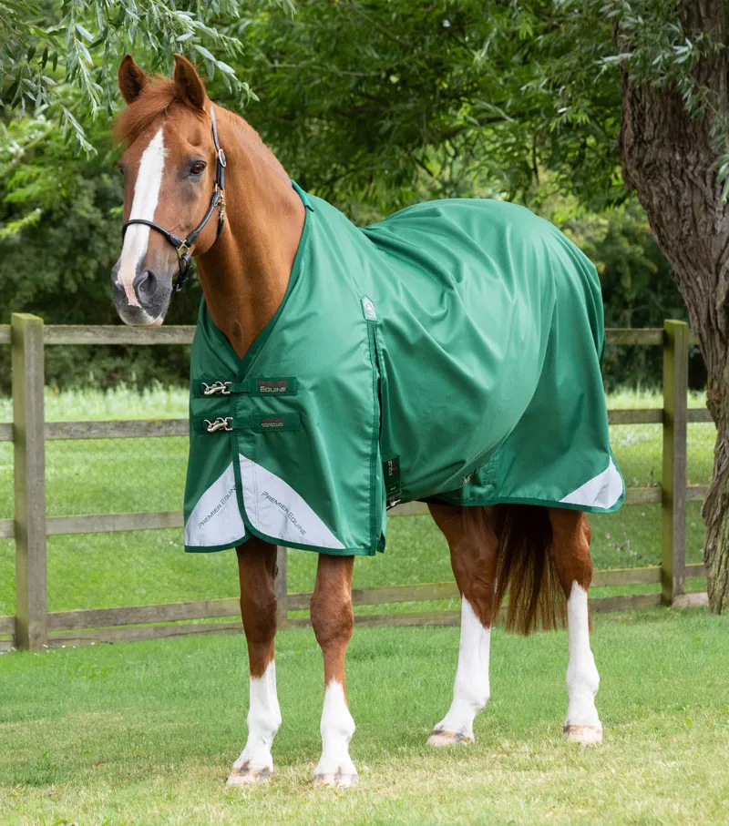 Premier Equine Akoni 0g Original Turnout Rug Green 1 Premier Equine Akoni 0g Original Turnout Rug Green