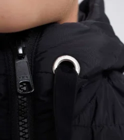 Premier Equine Arion Junior Unisex Riding Jacket With Hood Black -Lemieux Shop arion junior mid layer black 4