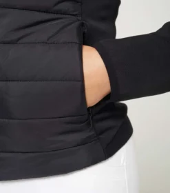 Premier Equine Arion Ladies Riding Jacket With Hood Black -Lemieux Shop arion ladies mid layer jacket black 6