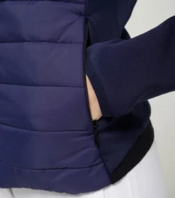 Premier Equine Arion Ladies Riding Jacket With Hood Navy -Lemieux Shop arion ladies mid layer jacket navy 6