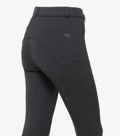 Premier Equine Brava Girls Full Seat Gel Riding Breeches Black -Lemieux Shop brava girls full seat get riding breeches black
