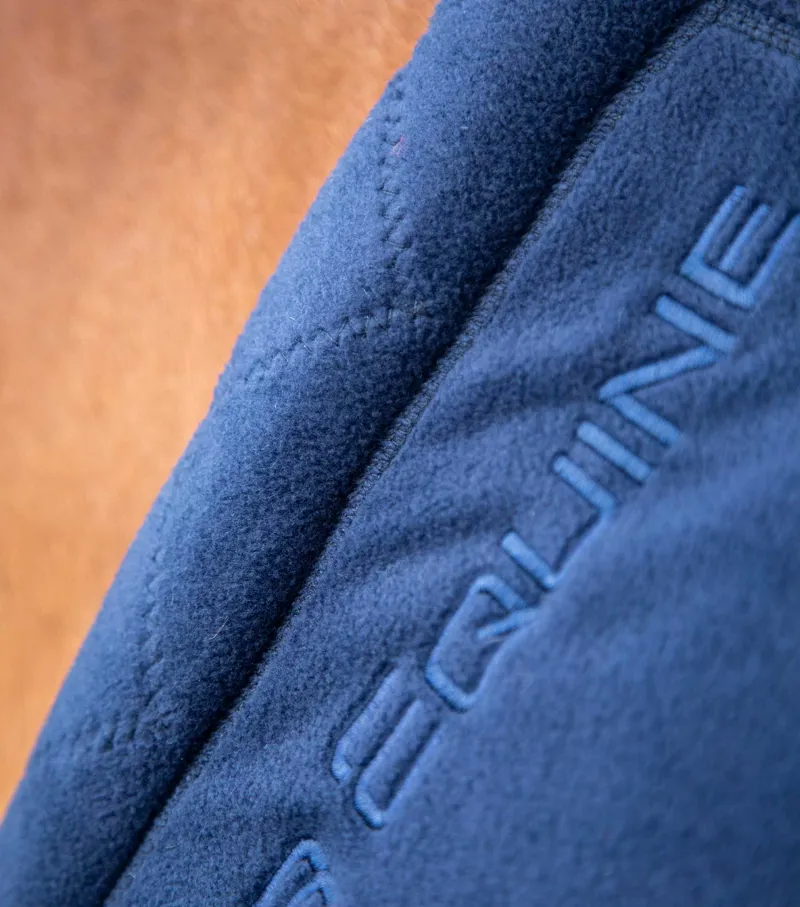 Premier Equine Buster Fleece Cooler Rug - Continental Edition Navy 2 Premier Equine Buster Fleece Cooler Rug - Continental Edition Navy - Image 2
