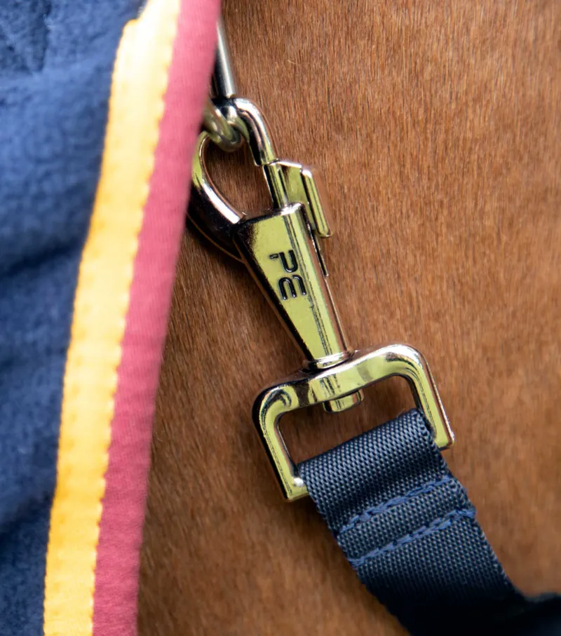 Premier Equine Buster Fleece Cooler Rug - Continental Edition Navy 6 Premier Equine Buster Fleece Cooler Rug - Continental Edition Navy - Image 6