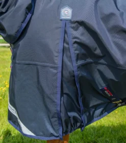 Premier Equine Buster Storm 90g Combo Turnout Rug With Classic Neck Navy -Lemieux Shop buster storm 90 navy 4