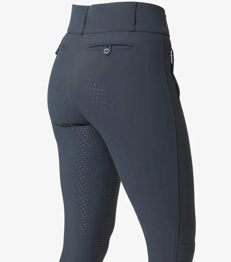 Premier Equine Carapello Ladies Full Seat Gel Riding Breeches Anthracite 4 Premier Equine Carapello Ladies Full Seat Gel Riding Breeches Anthracite - Image 4