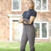 Premier Equine Carapello Ladies Full Seat Gel Riding Breeches Liquorice