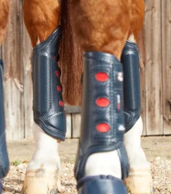 Premier Equine Carbon Tech Air Cooled Eventing Hind Boots Navy