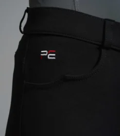 Premier Equine Cassa Ladies Full Seat Gel Riding Breeches - Black -Lemieux Shop cassa ladies breeches black 5