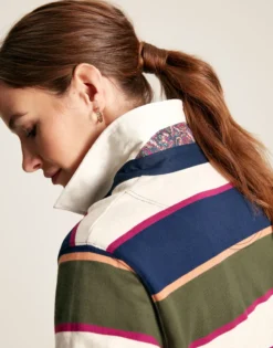 Joules Women's Sammi Rugby Shirt - Multi Stripe -Lemieux Shop cdn.joules 137