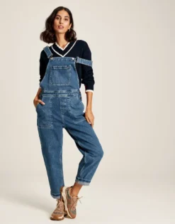 Joules Women's Dawson V-Neck Cricket Jumper - Navy Crème -Lemieux Shop cdn.joules 164