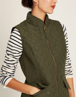 Joules Women's Minx Quilted Gilet - Heritage Green 7 Joules Women's Minx Quilted Gilet - Heritage Green -Lemieux Shop cdn.joules 174