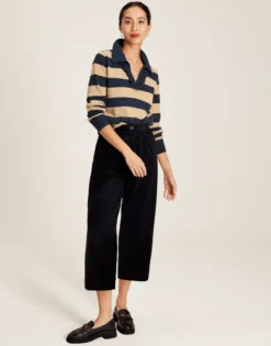 Joules Women's Maddie Striped V-Neck Jumper - Oat Stripe 6 Joules Women's Maddie Striped V-Neck Jumper - Oat Stripe -Lemieux Shop cdn.joules 220