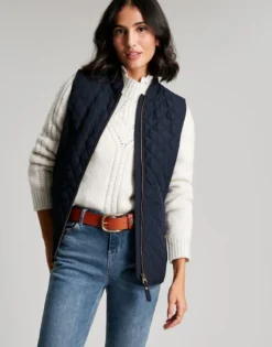 Joules Minx Quilted Gilet - Marine Navy 7 Joules Minx Quilted Gilet - Marine Navy -Lemieux Shop cdn.joules 50