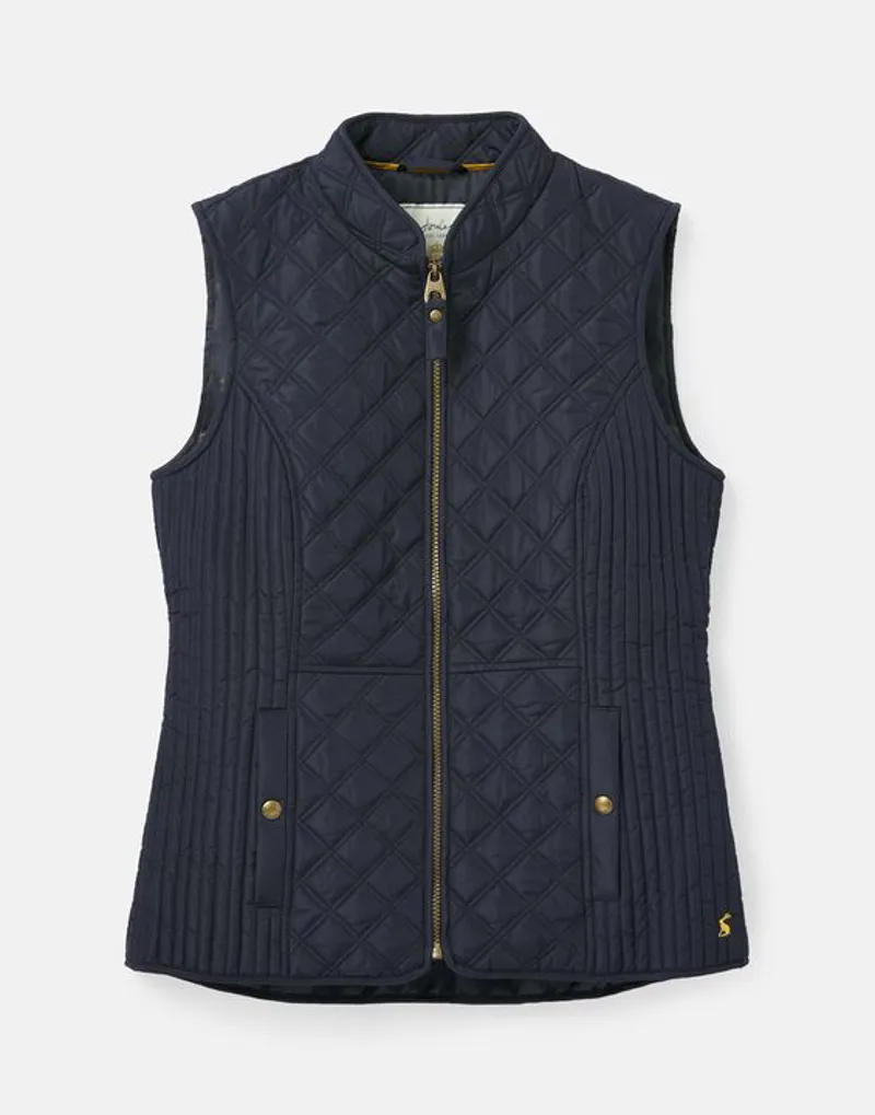 Joules Minx Quilted Gilet - Marine Navy 5 Joules Minx Quilted Gilet - Marine Navy - Image 5