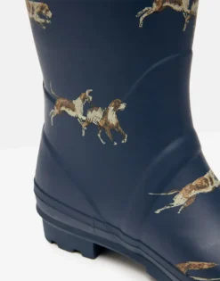 Joules Women's Welly Print Wellies - Navy Dogs -Lemieux Shop cdn.joules 96