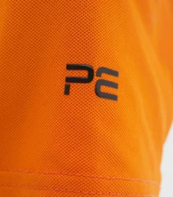 Premier Equine Cisco Junior Unisex Polo Shirt Orange -Lemieux Shop cisco polo shirt orange 4