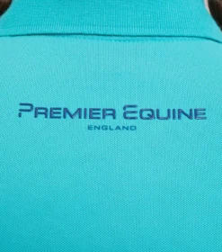 Premier Equine Cisco Junior Unisex Polo Shirt Turquoise -Lemieux Shop cisco polo shirt turquoise 6