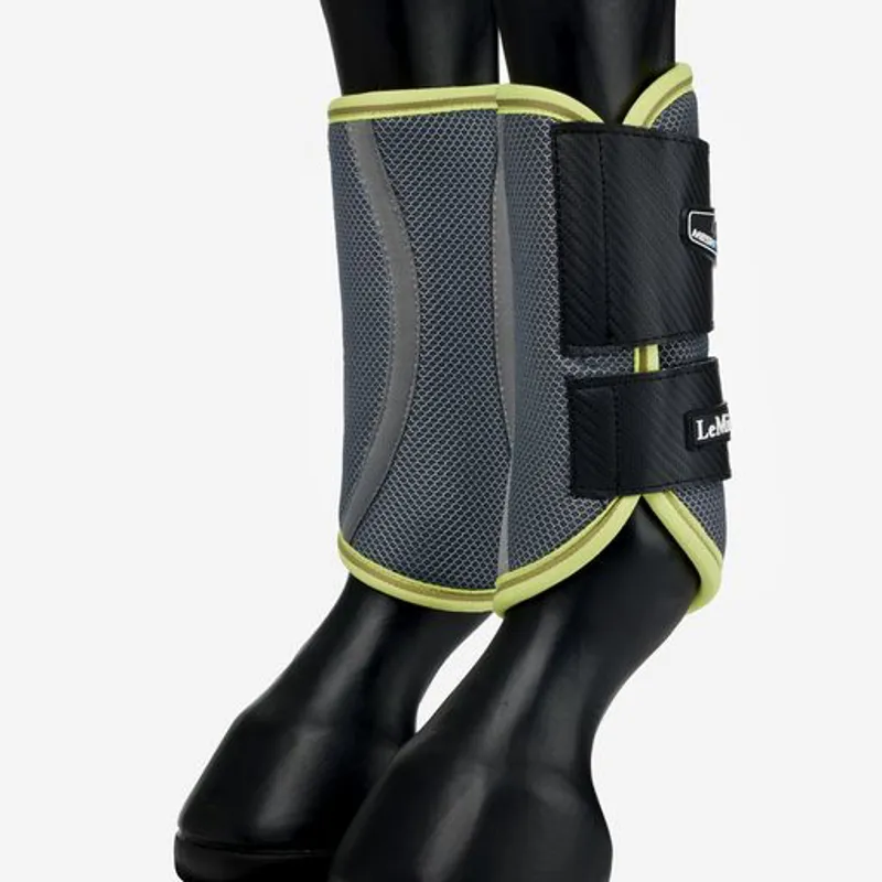 LeMieux Carbon Mesh Wrap Boots Kiwi 1 LeMieux Carbon Mesh Wrap Boots Kiwi