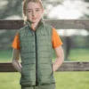 Premier Equine Dante Junior Unisex Gilet Olive