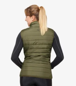 Premier Equine Dante Ladies Gilet Olive -Lemieux Shop dante ladies gilet green 3