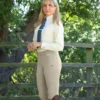 Premier Equine Delta Ladies Full Seat Gel Riding Breeches Beige