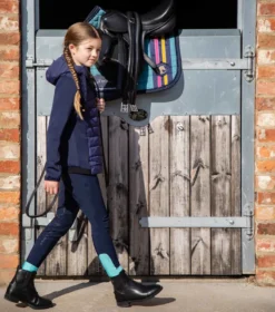 Premier Equine Diablo Junior Unisex Riding Breeches Navy -Lemieux Shop diablo kids breeches navy 2