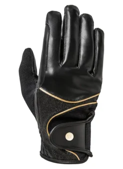 Mountain Horse Diamond Rider Glove - Gold/Black