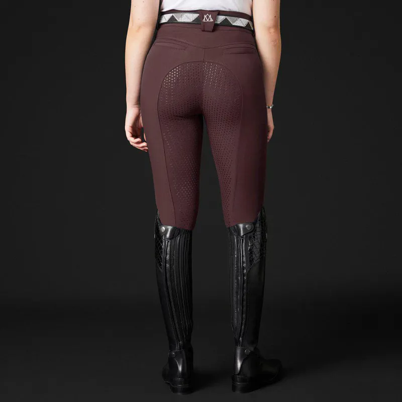 Mountain Horse Diana Silicone Full Seat Breeches Burgundy 5 Mountain Horse Diana Silicone Full Seat Breeches Burgundy - Image 5