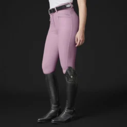 Mountain Horse Diana Silicone Full Seat Breeches Mouve Pink -Lemieux Shop diana pink BLANK side 1