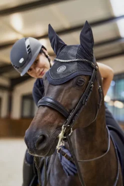 Eskadron Platinum Pure Glitter Mesh Fly Hood Navy -Lemieux Shop e50604b6 c498 426b a11e b4ae8af55710